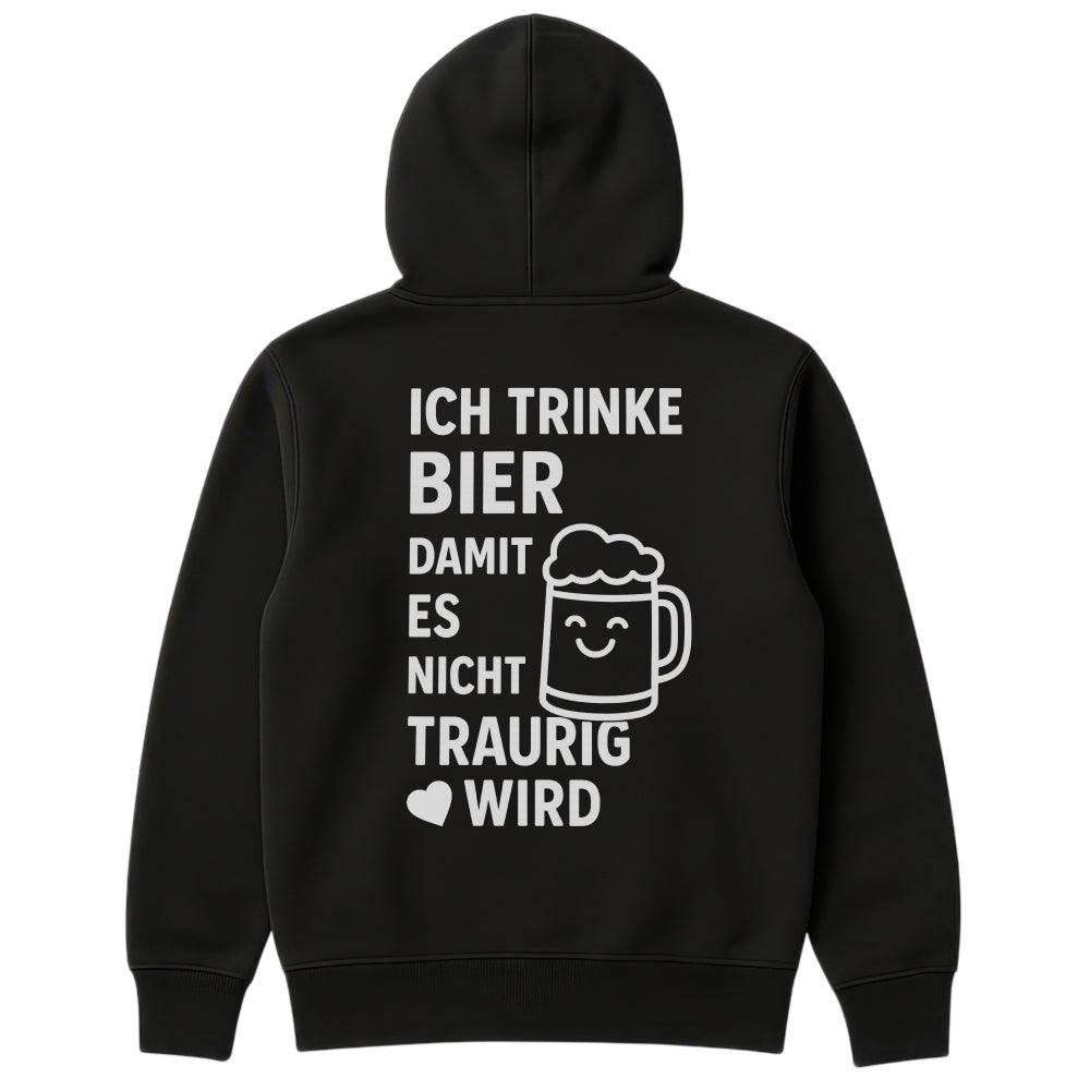 FRÖHLICHES BIER - Oversize Zipper Hoodie