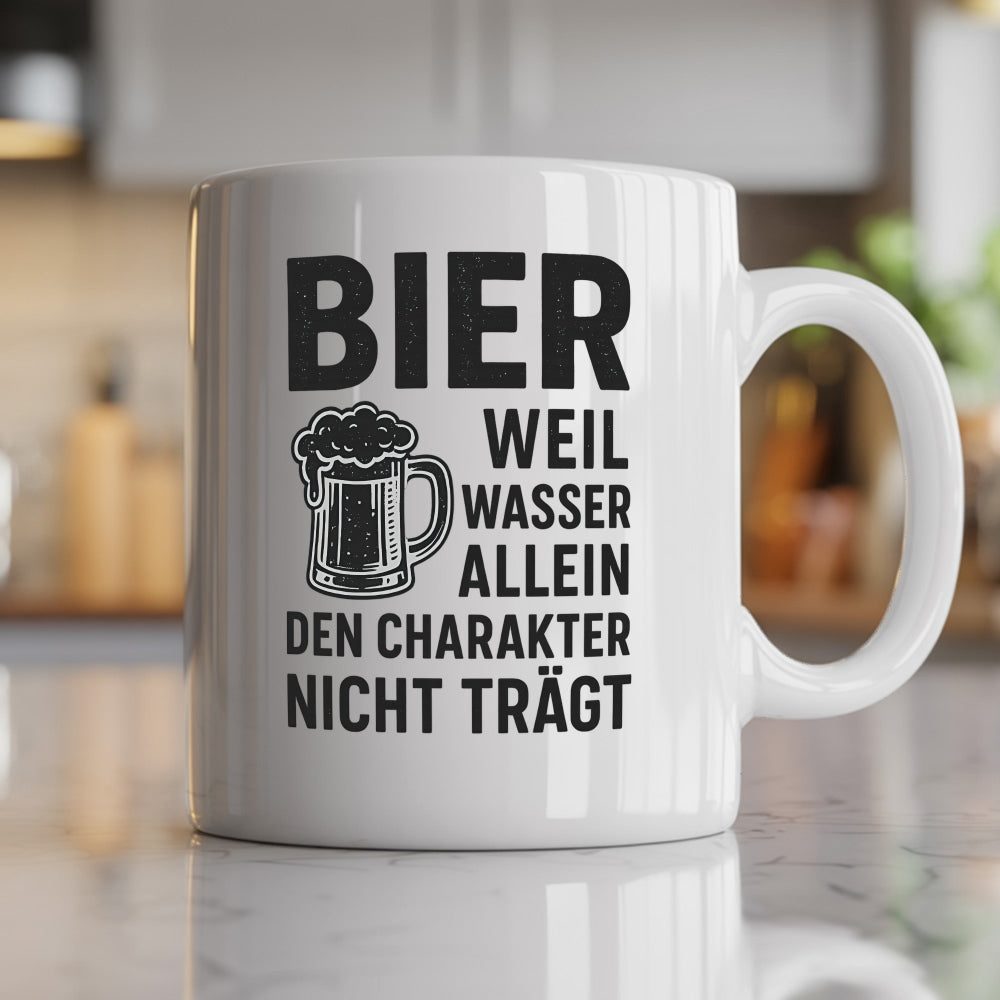 BIER TRÄGT CHARAKTER - Tasse