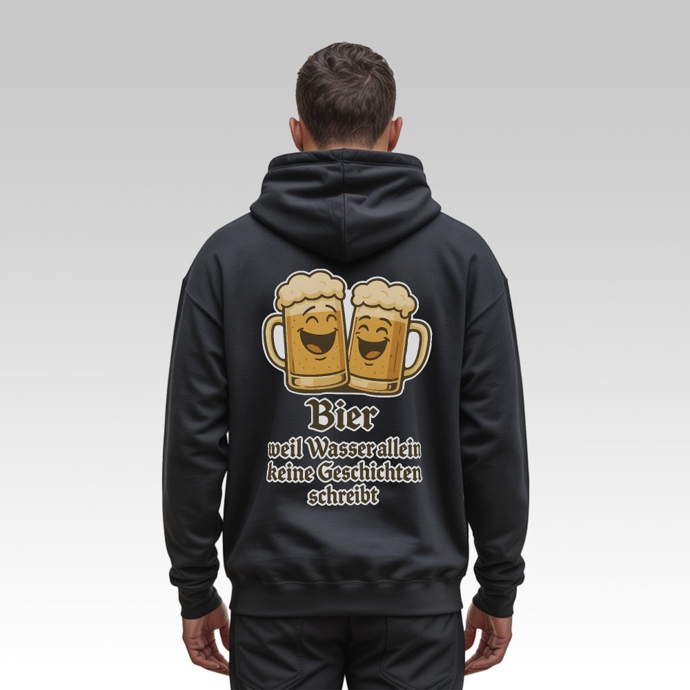 GESCHICHTE - Oversize Zipper Hoodie