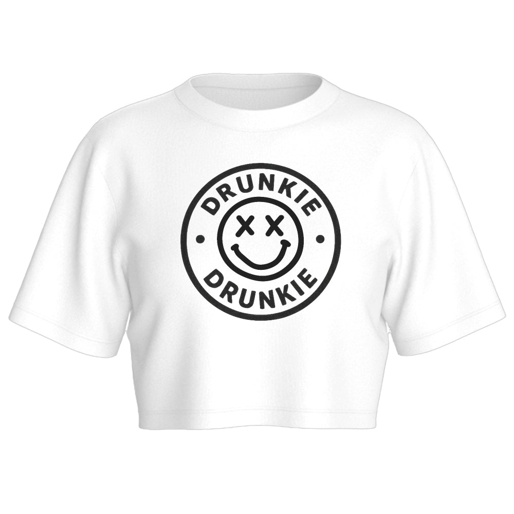 DRUNKIE BADGE - Oversize Crop-Top