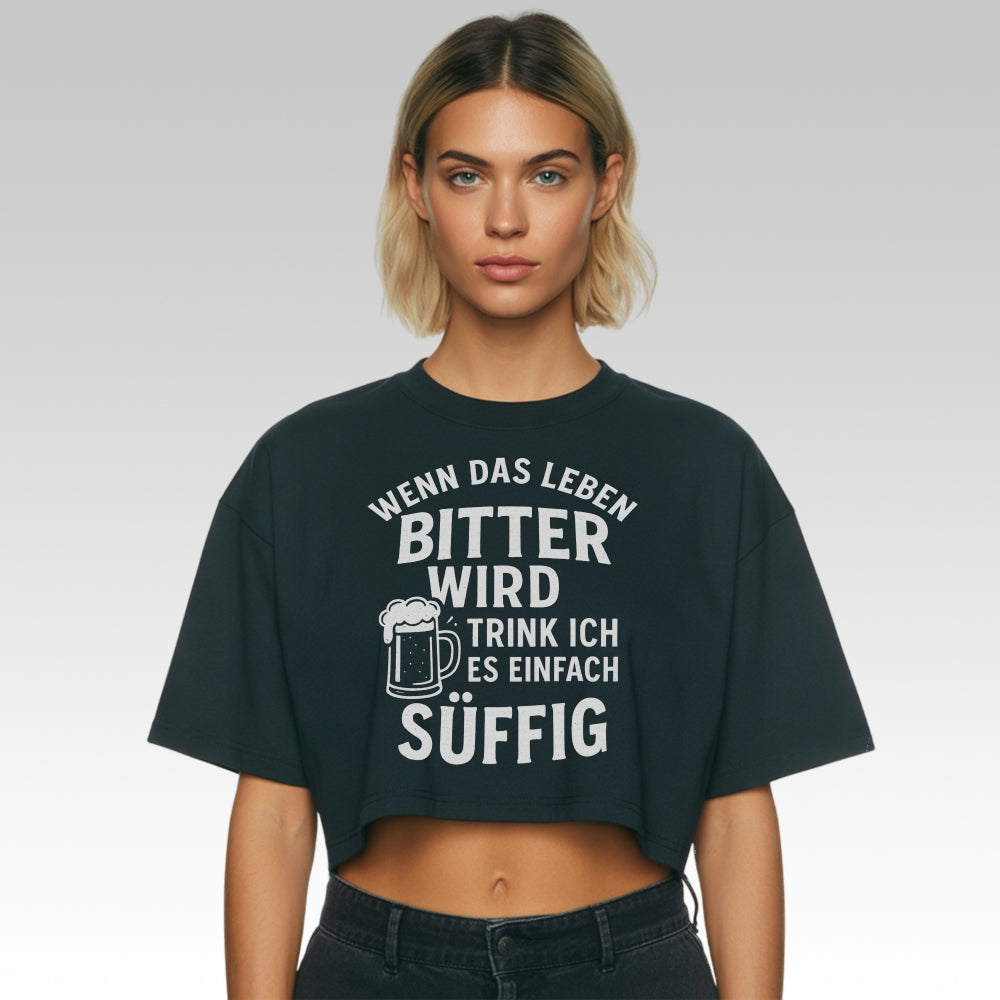 SÜFFIG - Oversize Crop-Top