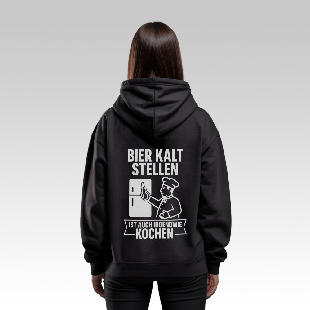 IRGENDWIE KOCHEN - Oversize Zipper Hoodie