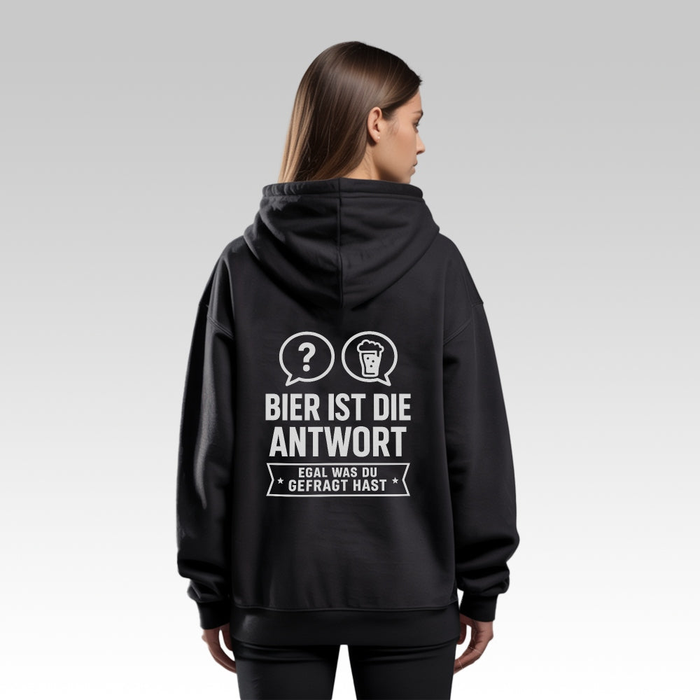 SELBE ANTWORT - Oversize Zipper Hoodie