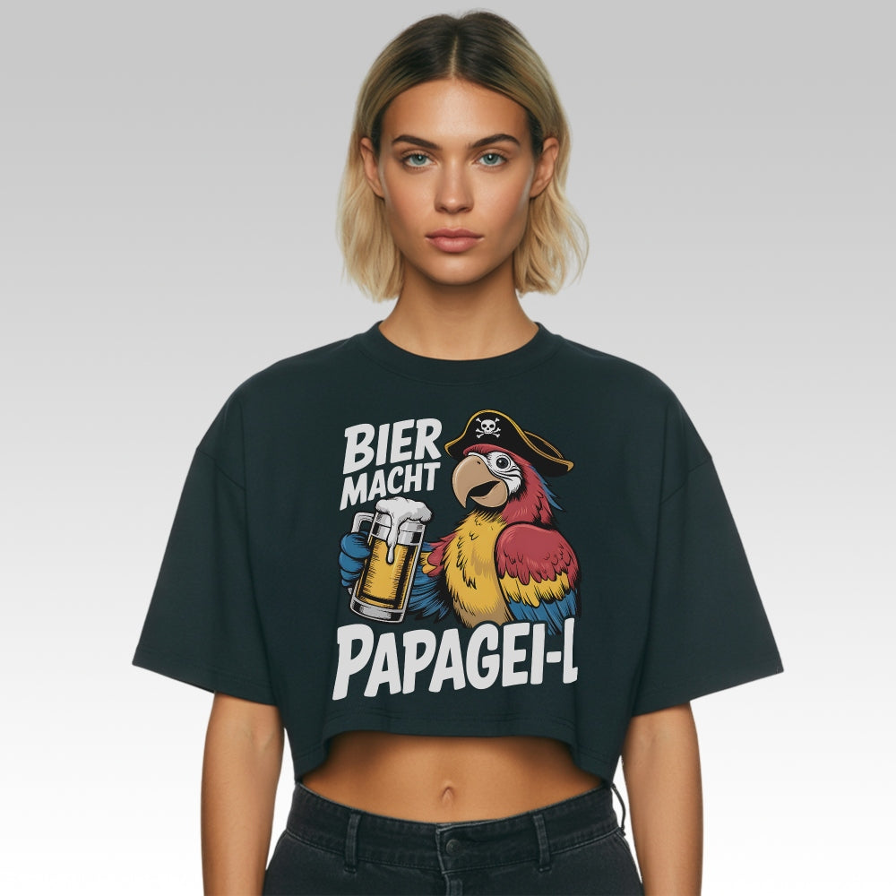 PAPAGEIL - Oversize Crop-Top
