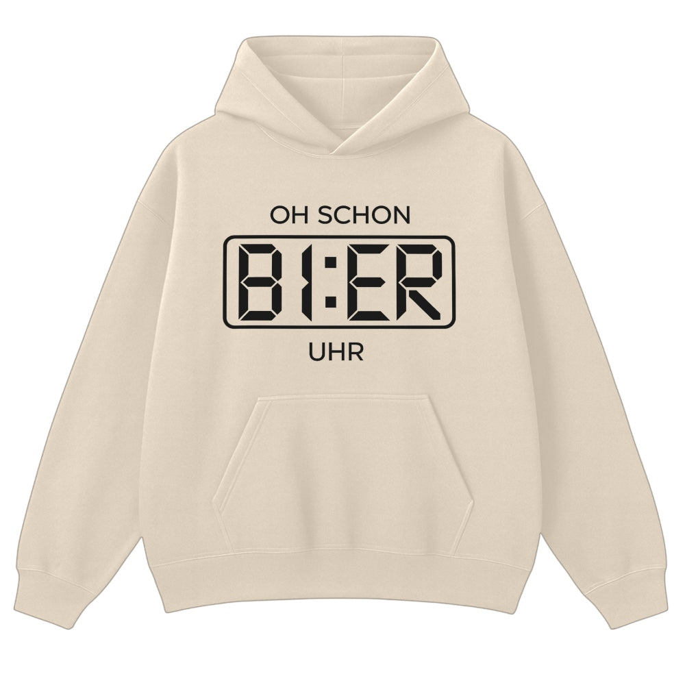 BIER UHR - Oversize Hoodie