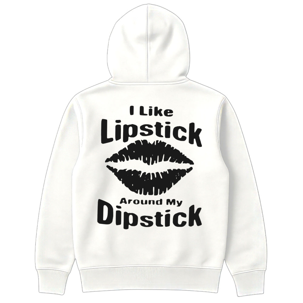 Lipstick Hoodie Weiß
