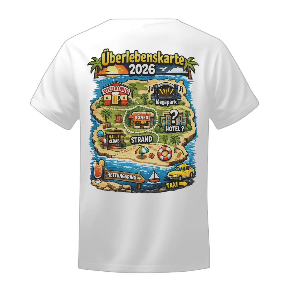 Malle Map T-Shirt (Backprint)