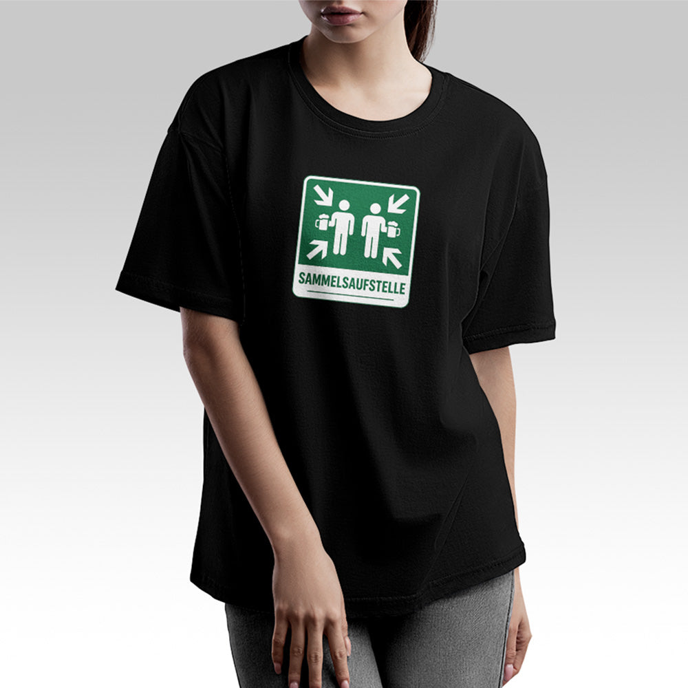 SAMMELSAUFSTELLE - Oversize T-Shirt