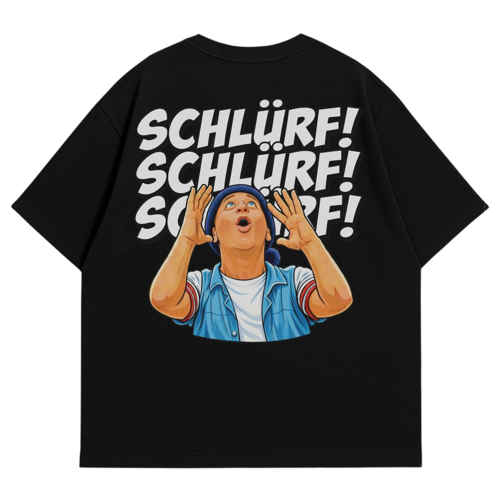 Schluerf Oversize Shirt Schwarz