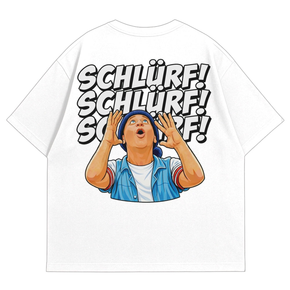 Schluerf Oversize Shirt Weiß