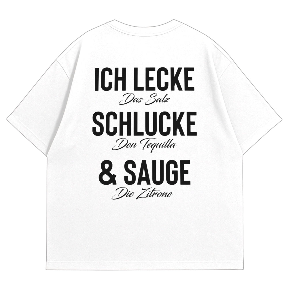 Tequila Oversize Shirt Weiss