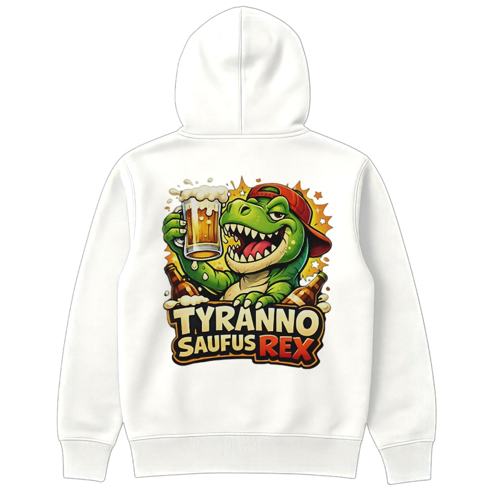 Tyranno Saufus Rex Hoodie Weiß