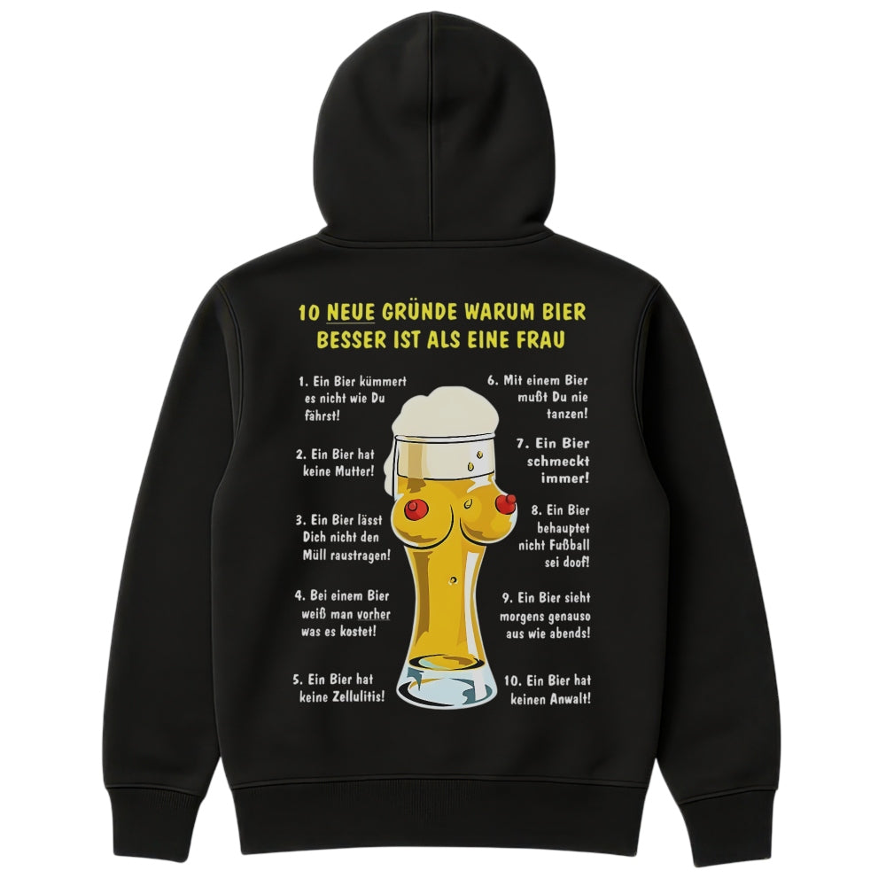 10 Gruende Hoodie Schwarz
