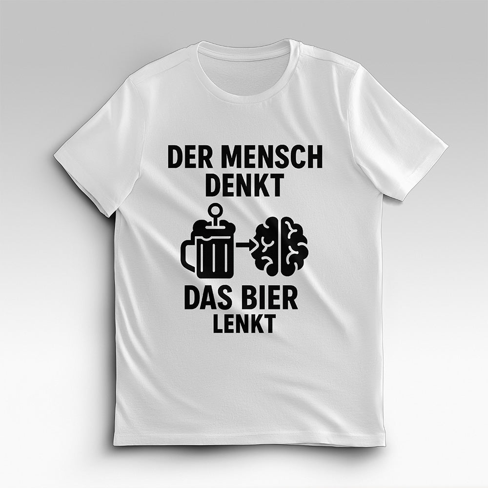 BIER LENKT - T-Shirt