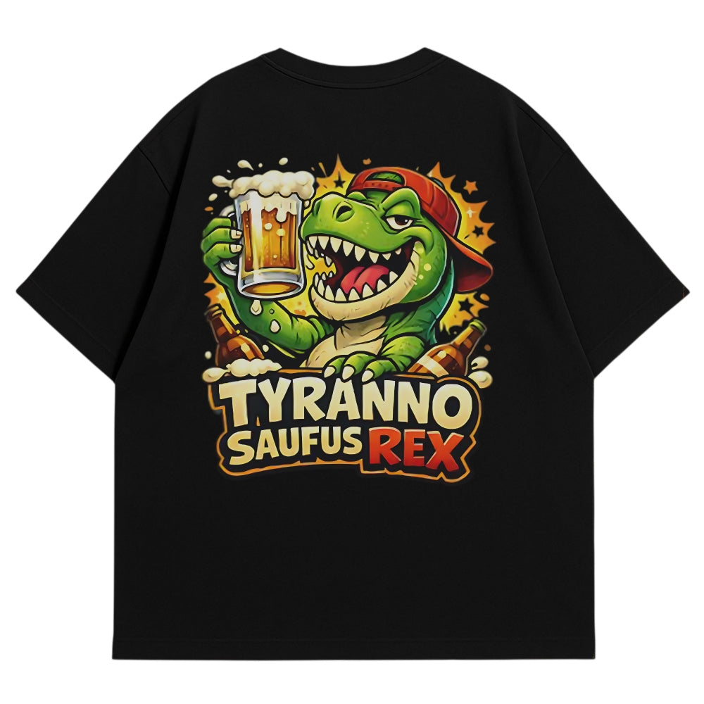 Tyranno Saufus Oversize Shirt Schwarz