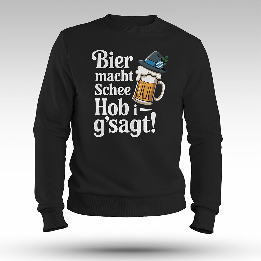 BIER MACHT SCHEE - Premium Sweatshirt