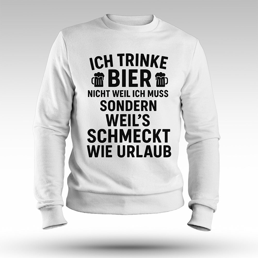 SCHMECKT WIE URLAUB - Premium Sweatshirt