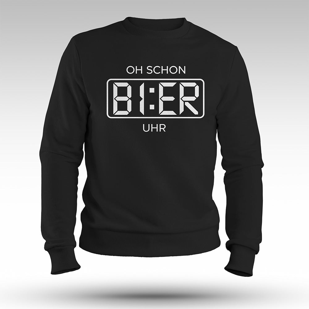 BIER UHR - Premium Sweatshirt