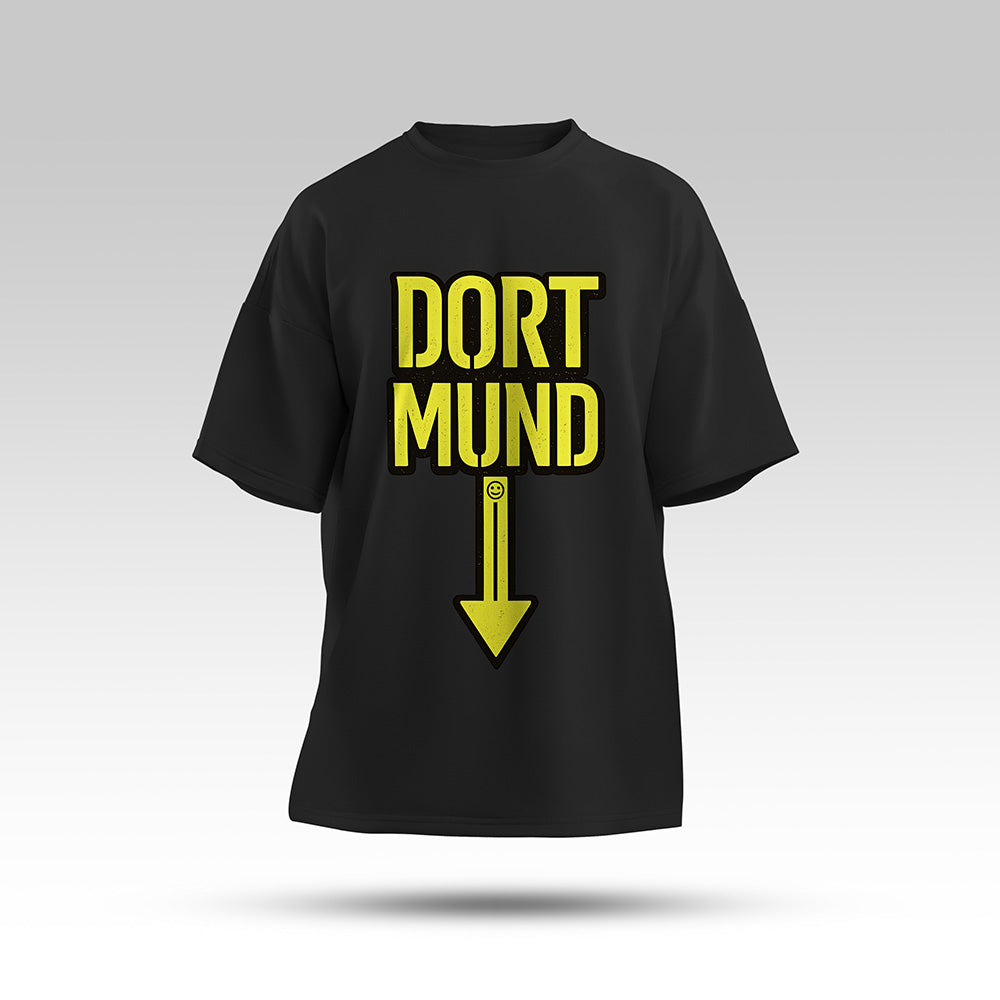 Dort Mund Oversize Shirt Schwarz