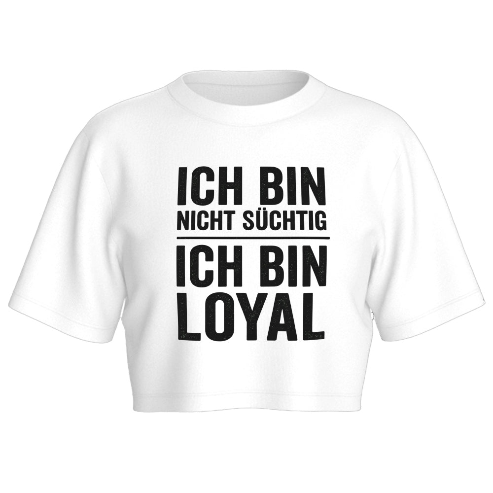 LOYALITÄT - Oversize Crop-Top