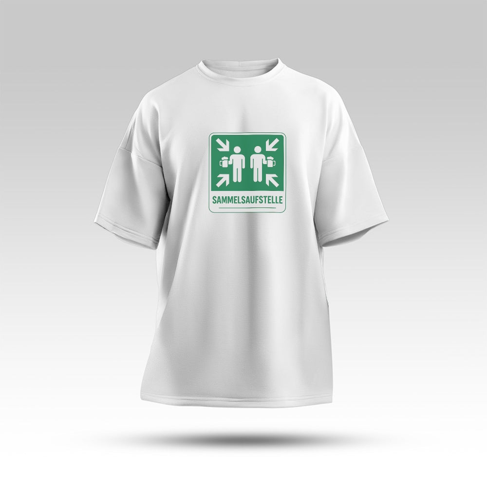 SAMMELSAUFSTELLE - Oversize T-Shirt