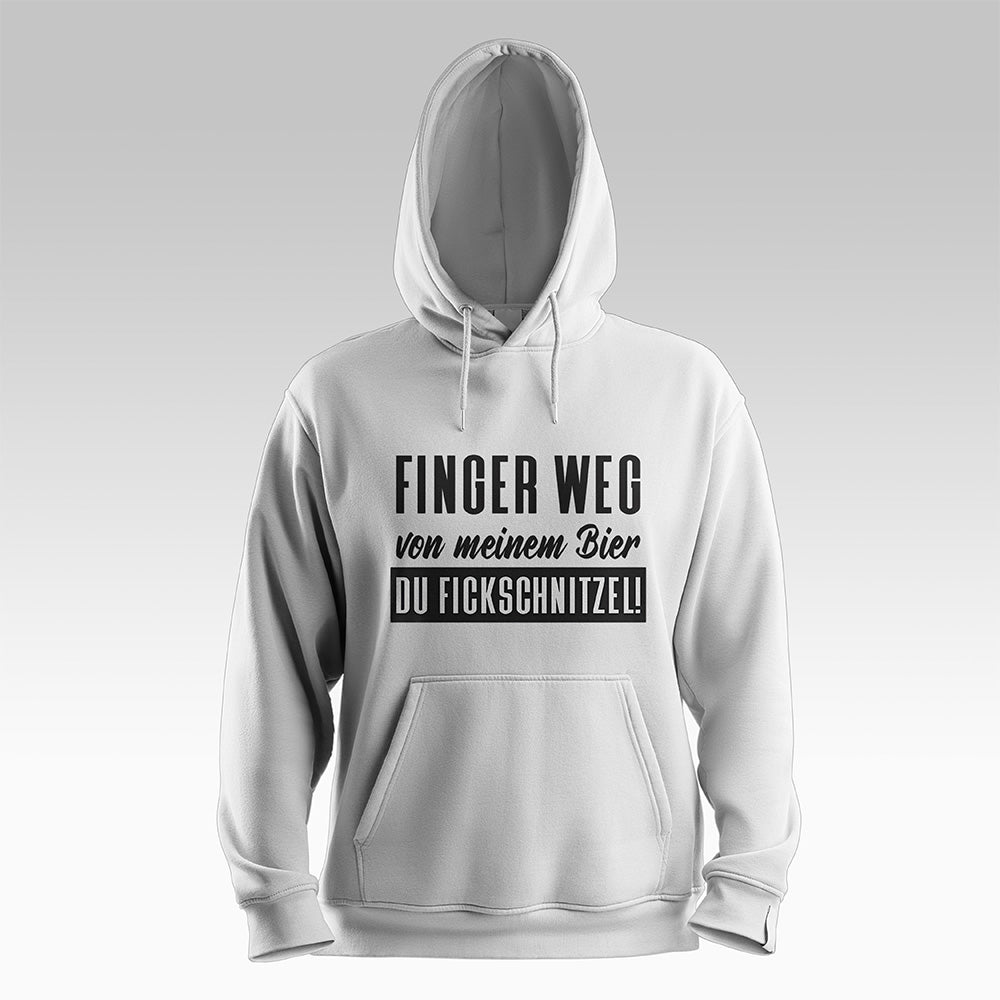 Finger weg Hoodie Weiß