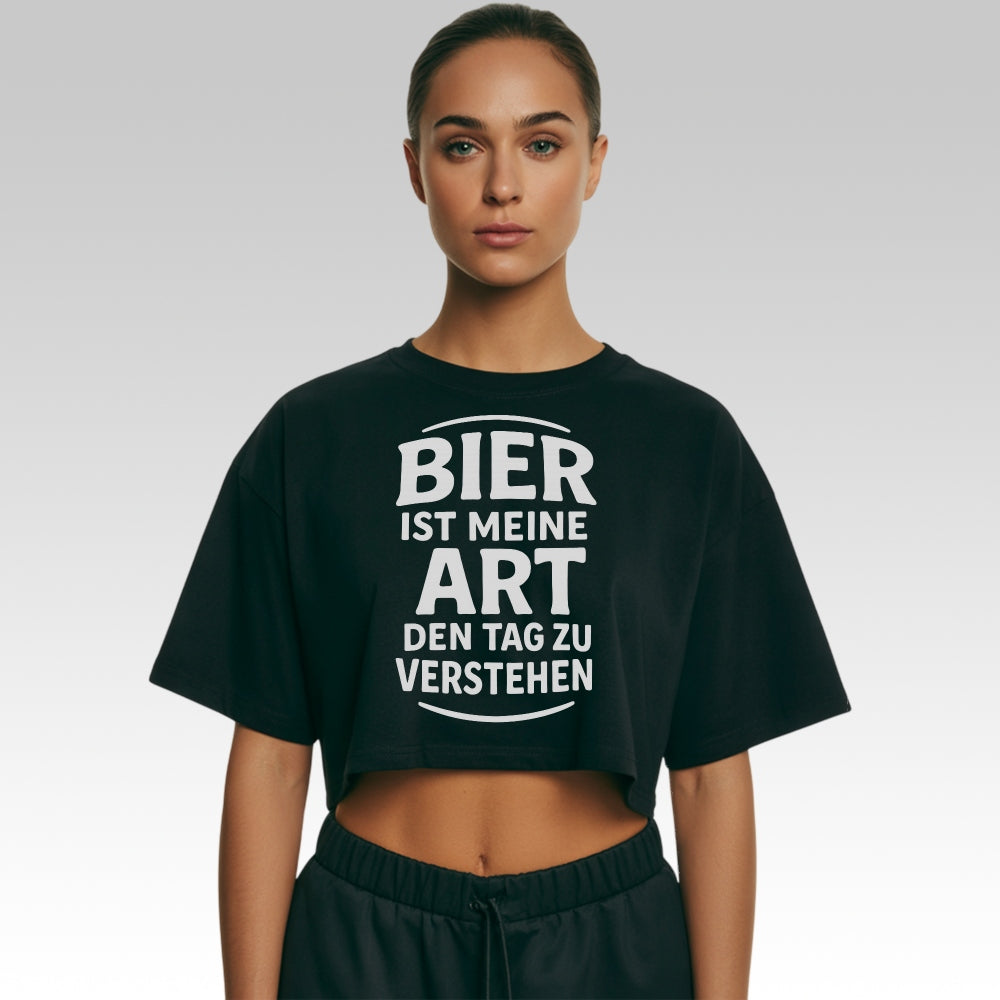 DEN TAG VERSTEHEN - Oversize Crop-Top