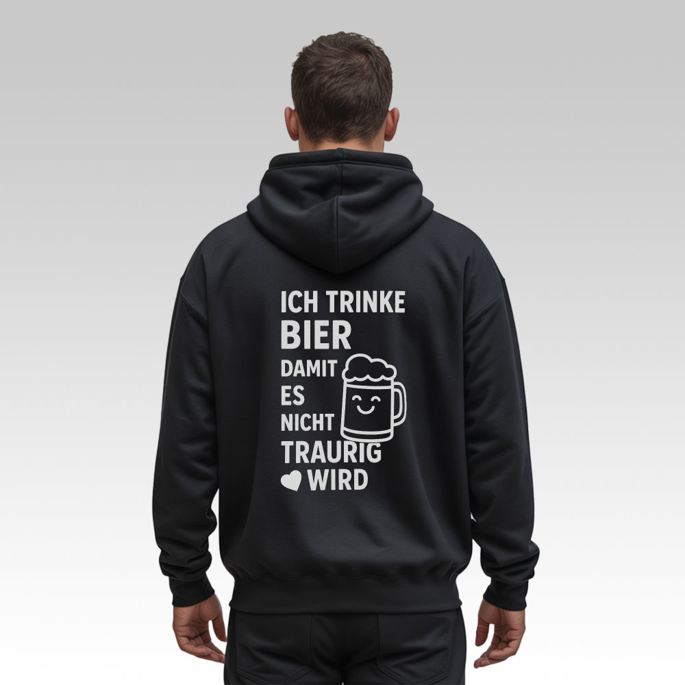 FRÖHLICHES BIER - Oversize Zipper Hoodie