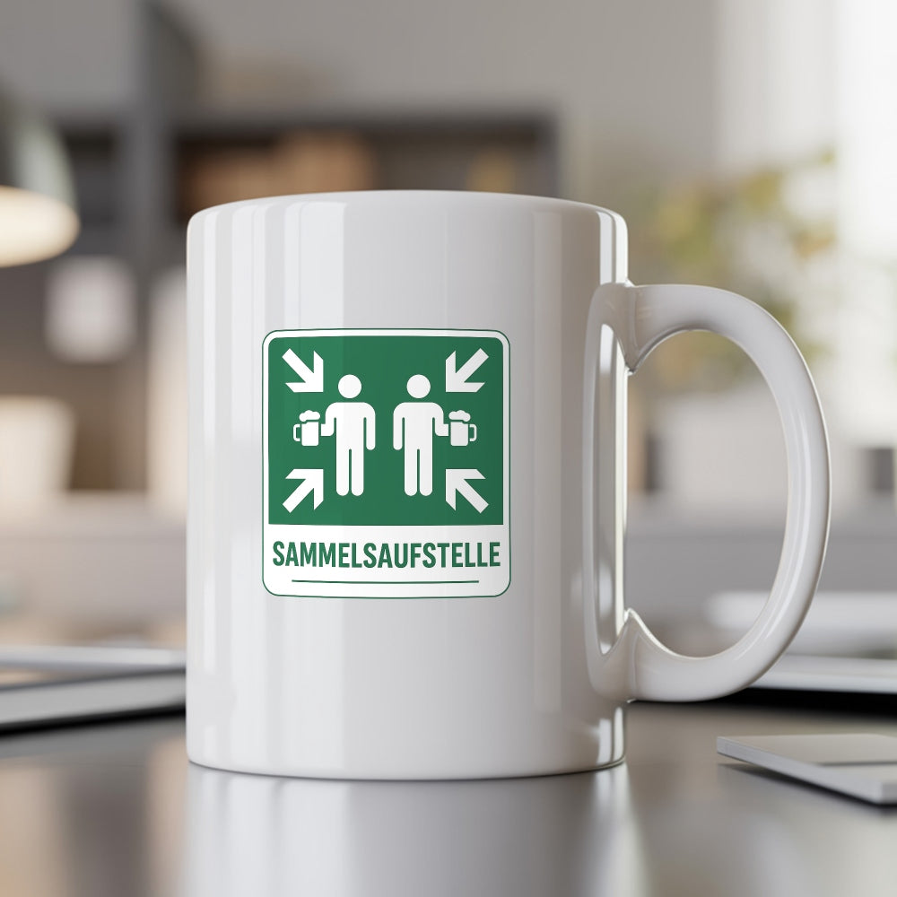 SAMMELSAUFSTELLE - Tasse
