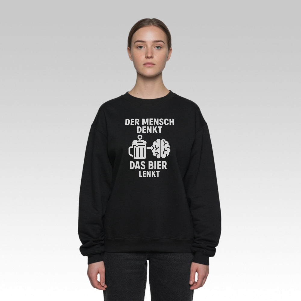 BIER LENKT - Premium Sweatshirt