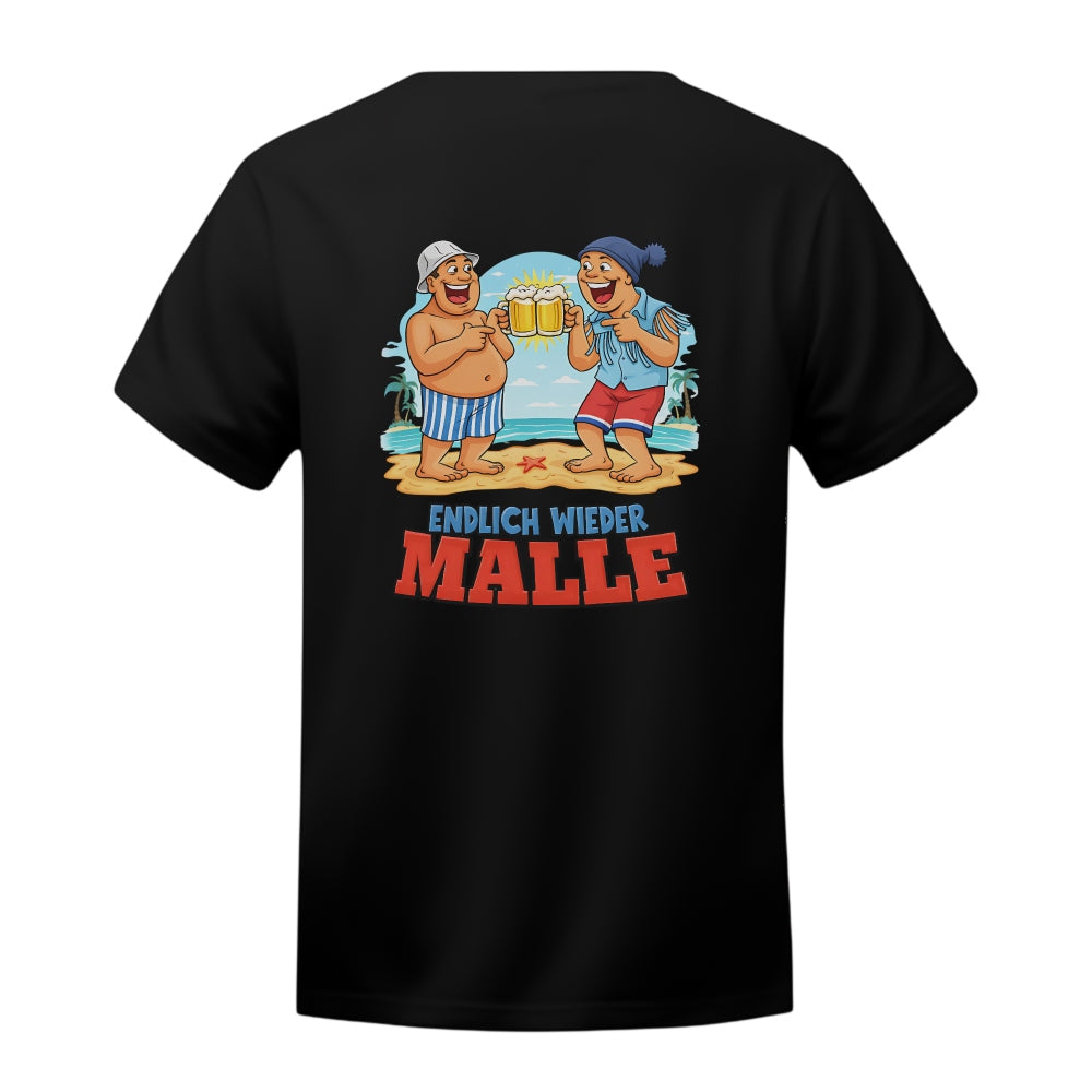 Endlich Malle - T-Shirt Backprint