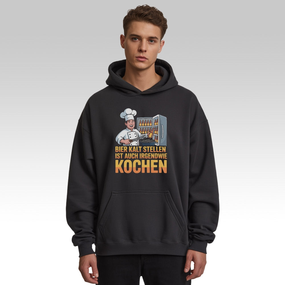 GEHOBENER KOCH - Oversize Hoodie