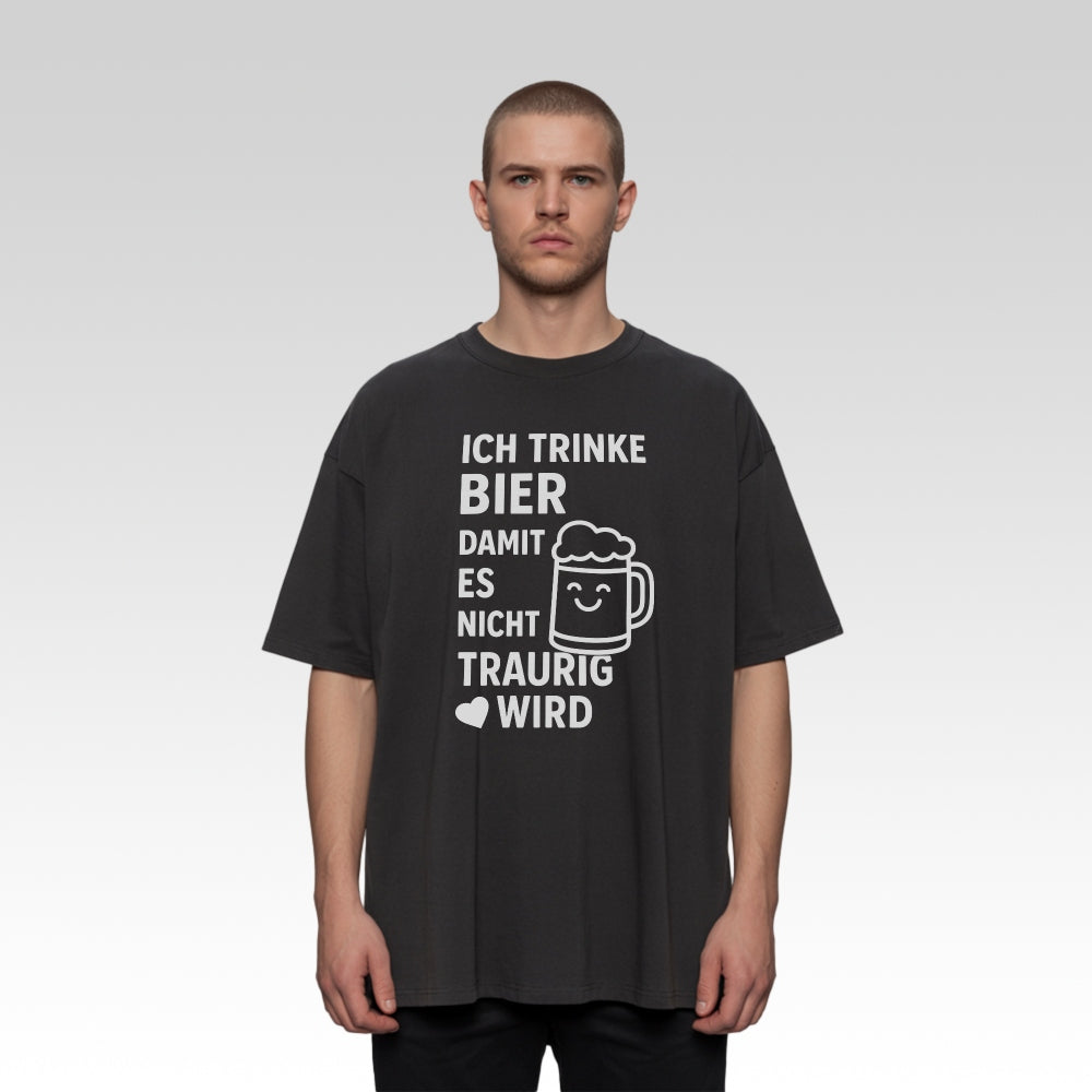 Oversize T-Shirt Fröhliches Bier