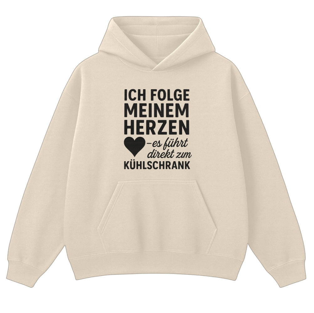 FOLGE DEINEM HERZEN - Oversize Hoodie