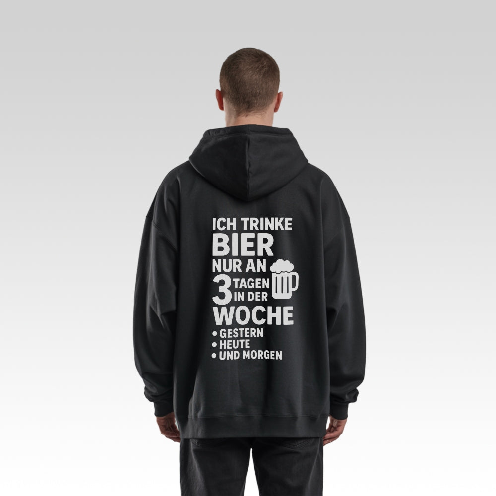 DREI TAGE - Oversize Zipper Hoodie