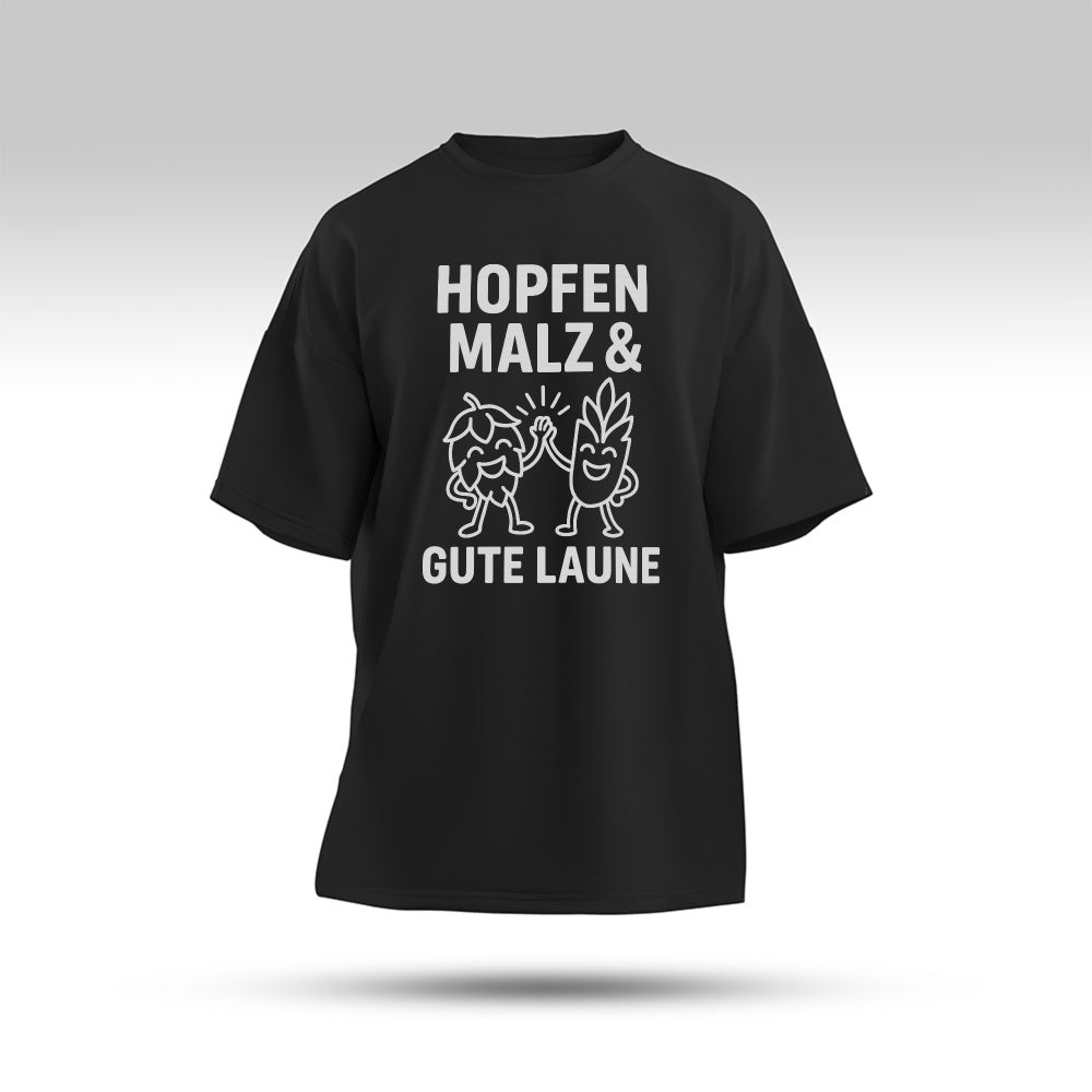 Gute Laune - Oversize T-Shirt