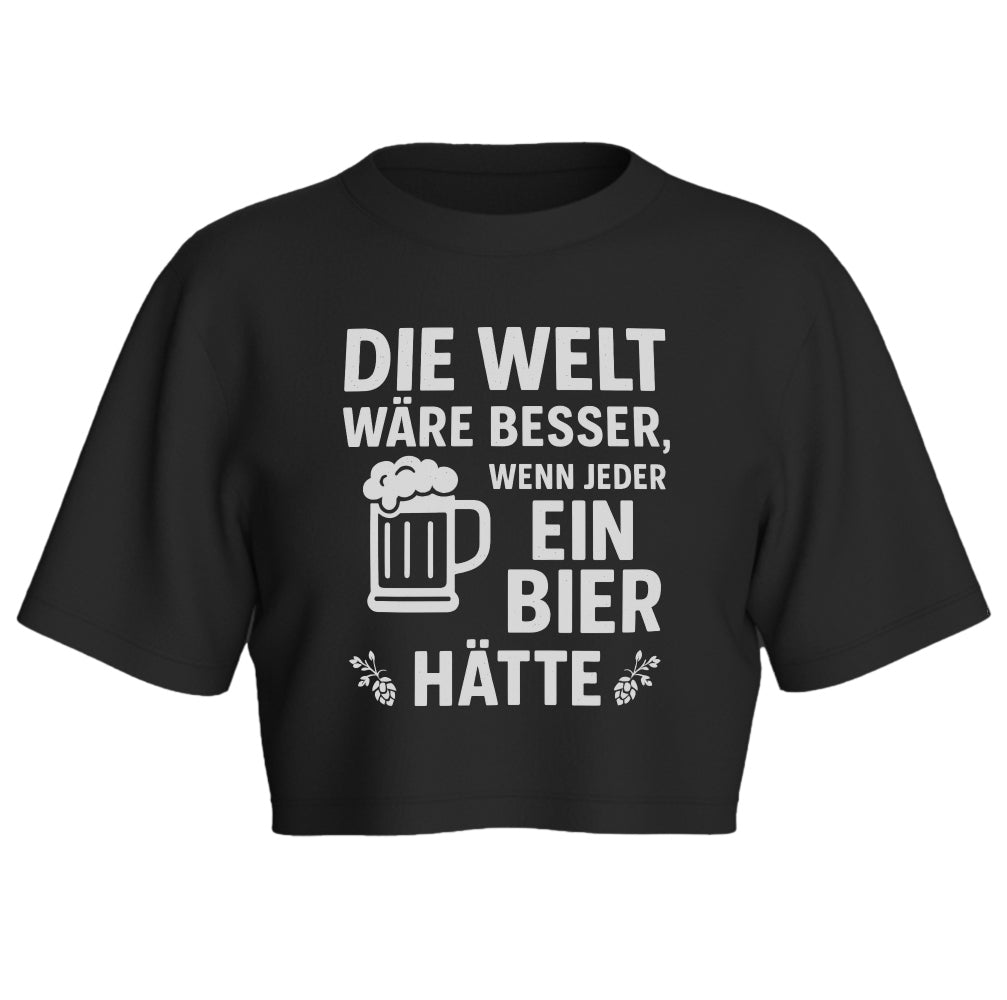 BESSERE WELT - Oversize Crop-Top