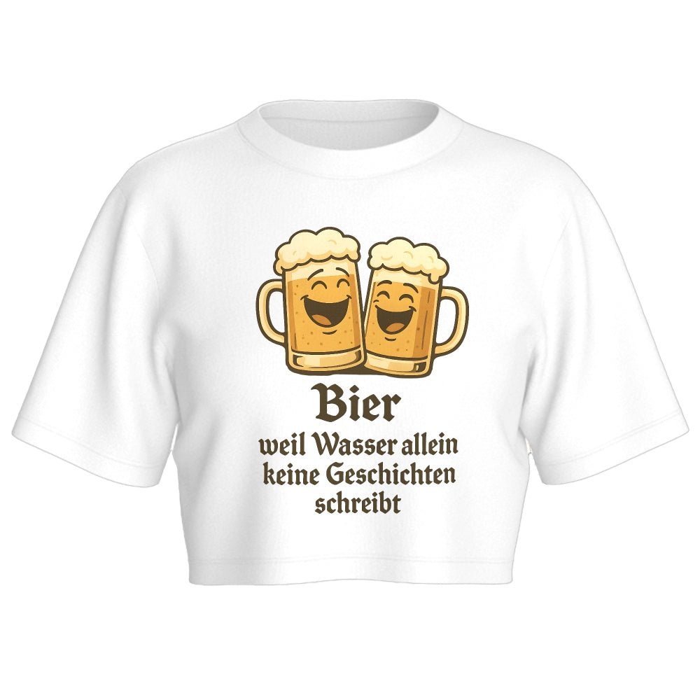 GESCHICHTE - Oversize Crop-Top