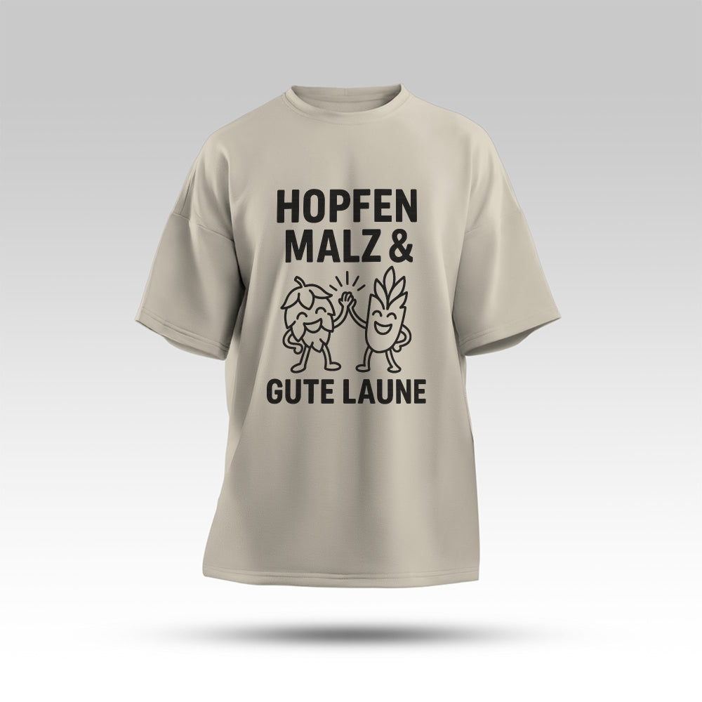 Gute Laune - Oversize T-Shirt
