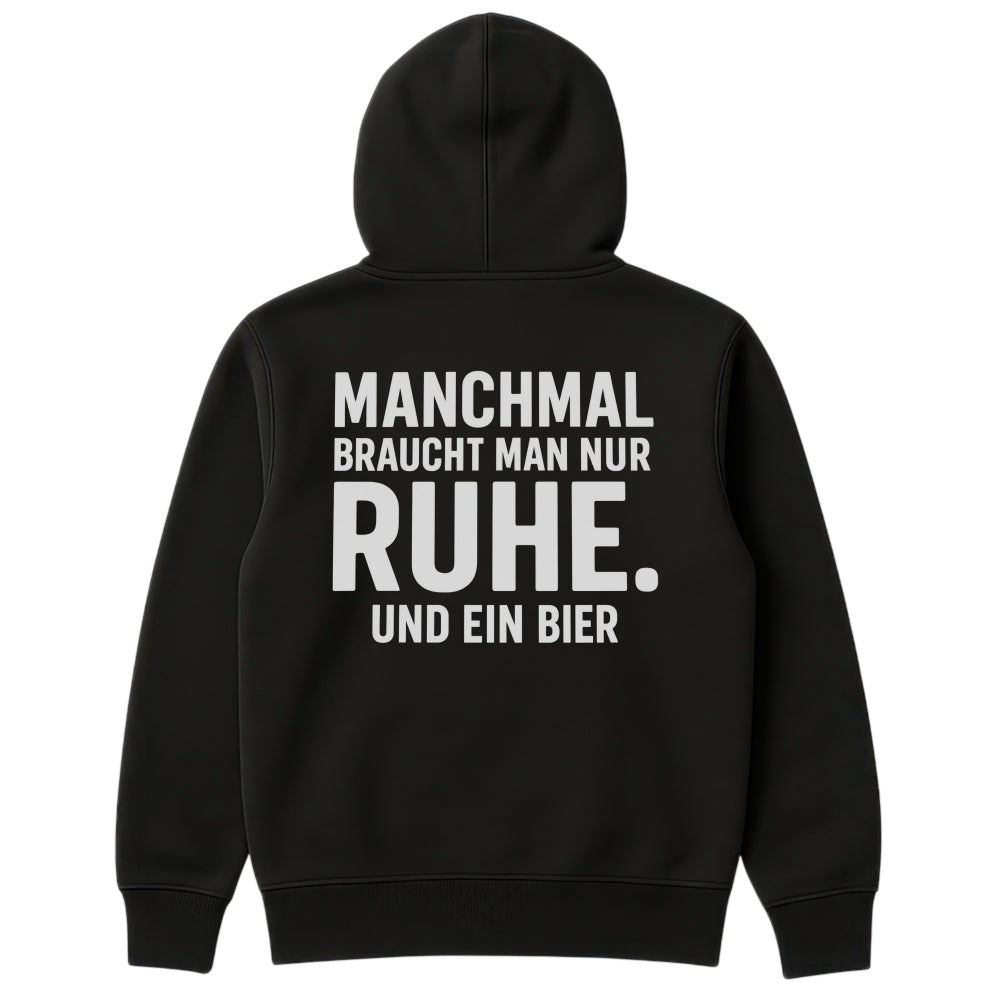 RUHE - Oversize Zipper Hoodie