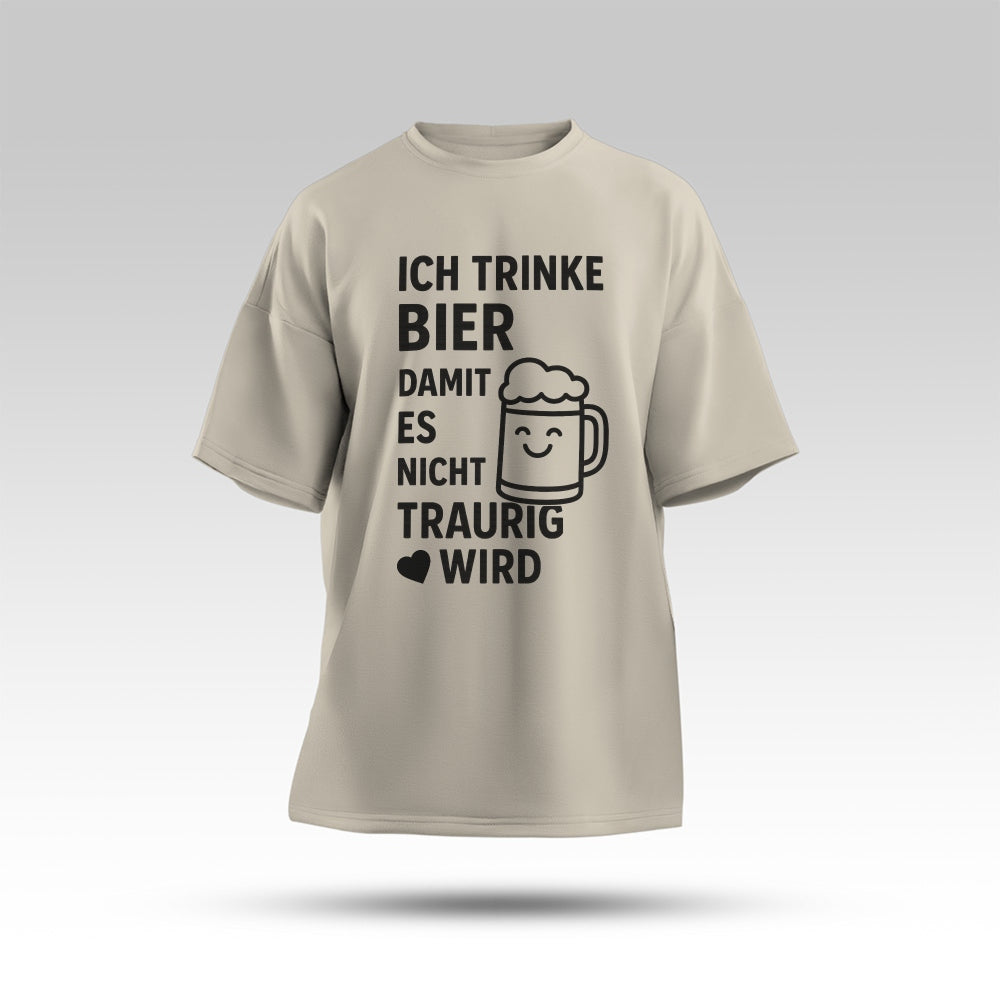 Oversize T-Shirt Fröhliches Bier
