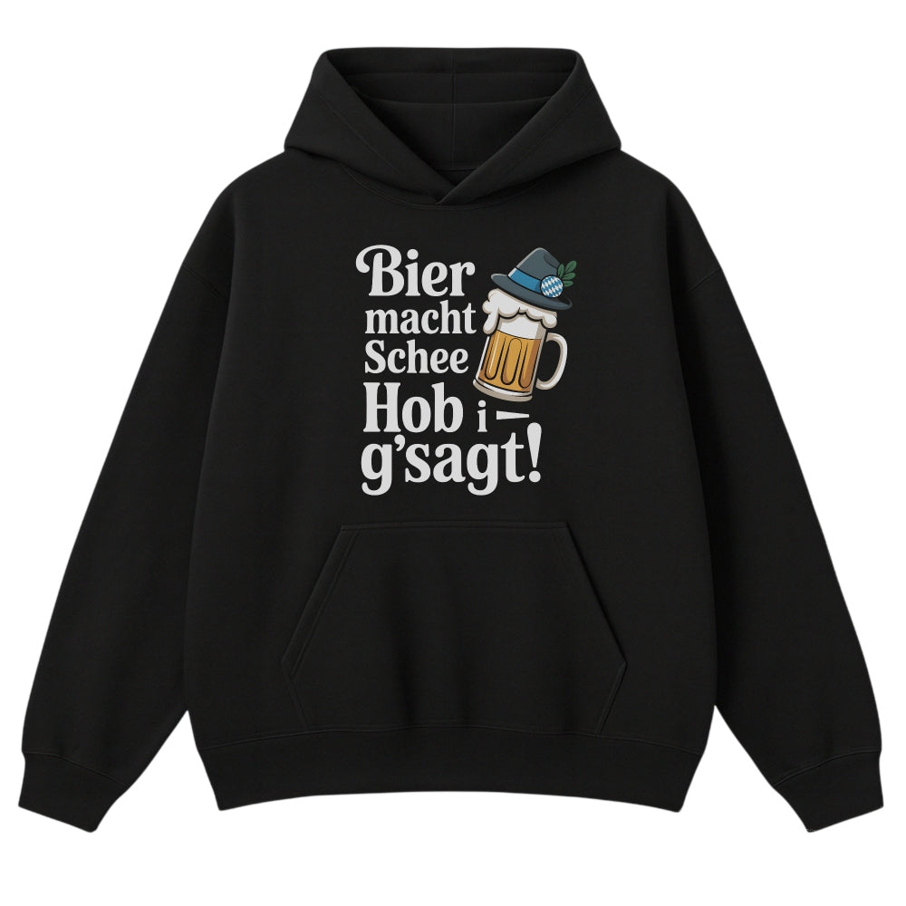 BIER MACHT SCHEE - Oversize Hoodie