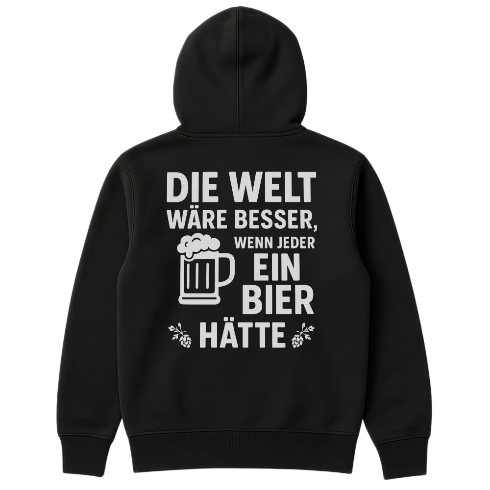 BESSERE WELT - Oversize Zipper Hoodie