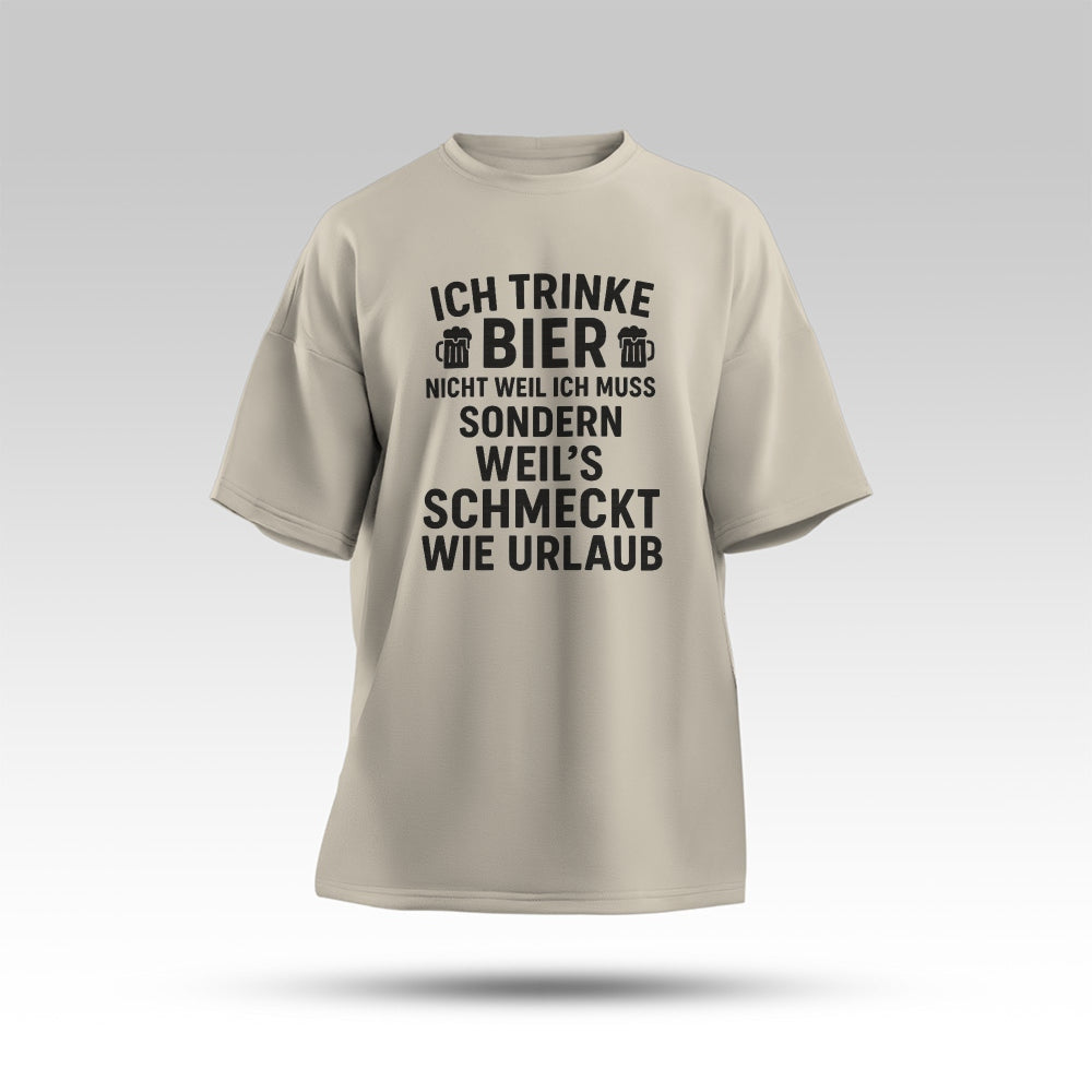 SCHMECKT WIE URLAUB - Oversize T-Shirt