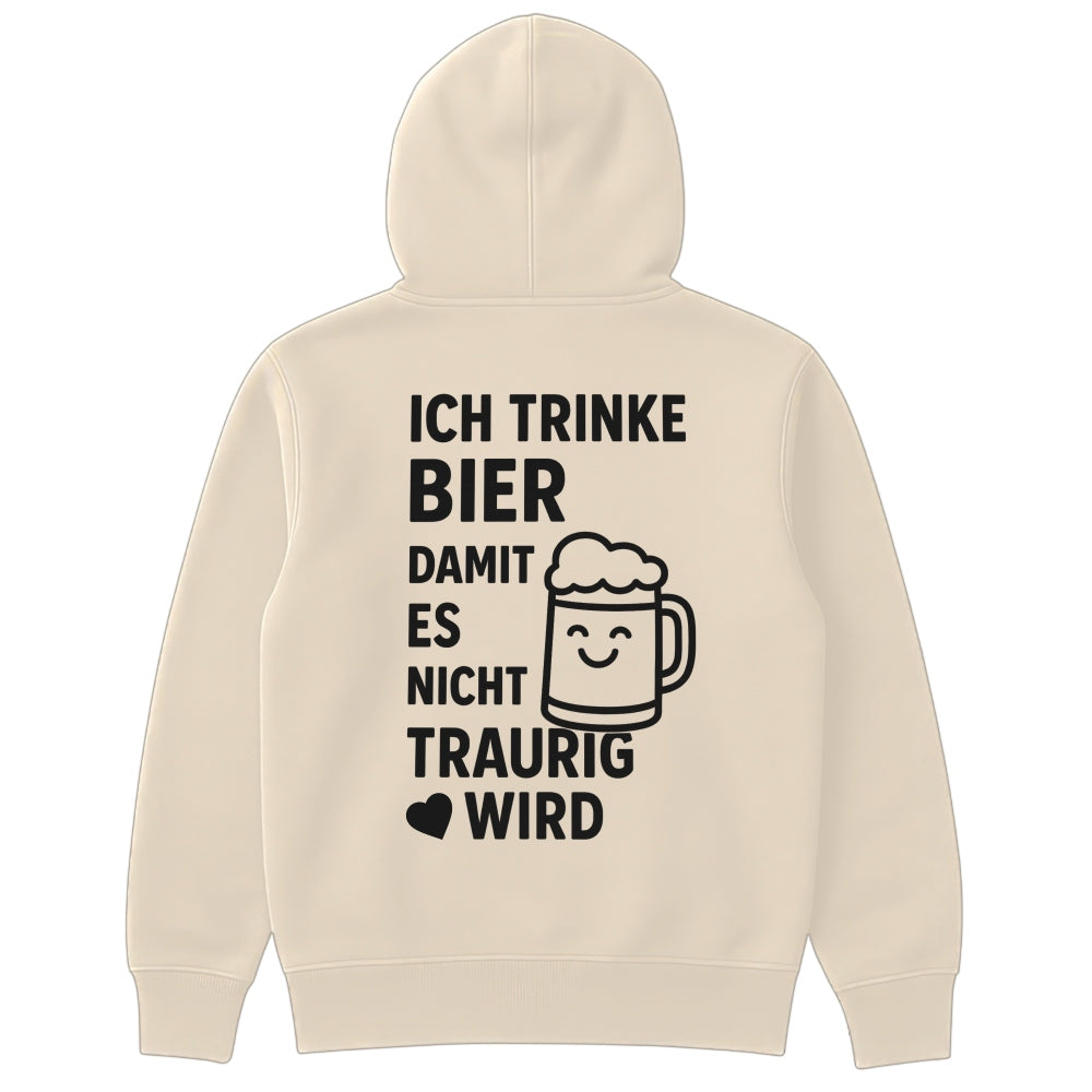 FRÖHLICHES BIER - Oversize Zipper Hoodie