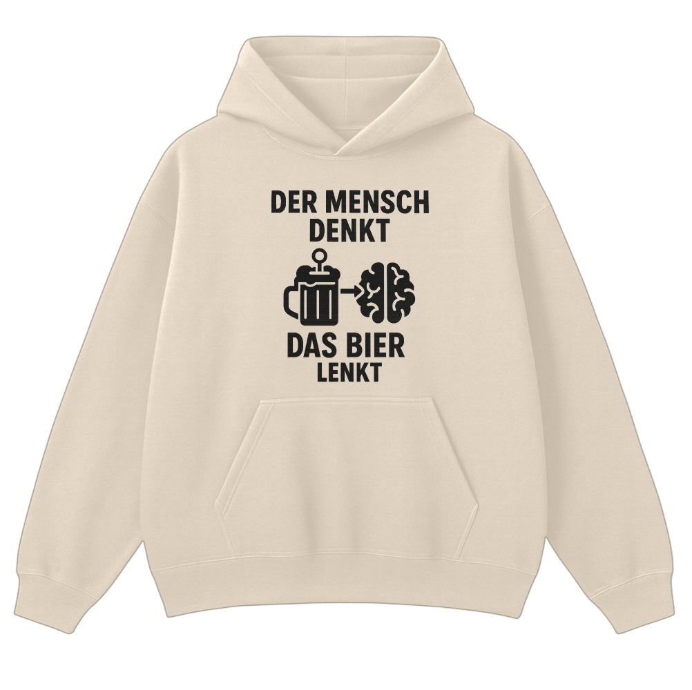 BIER LENKT - Oversize Hoodie