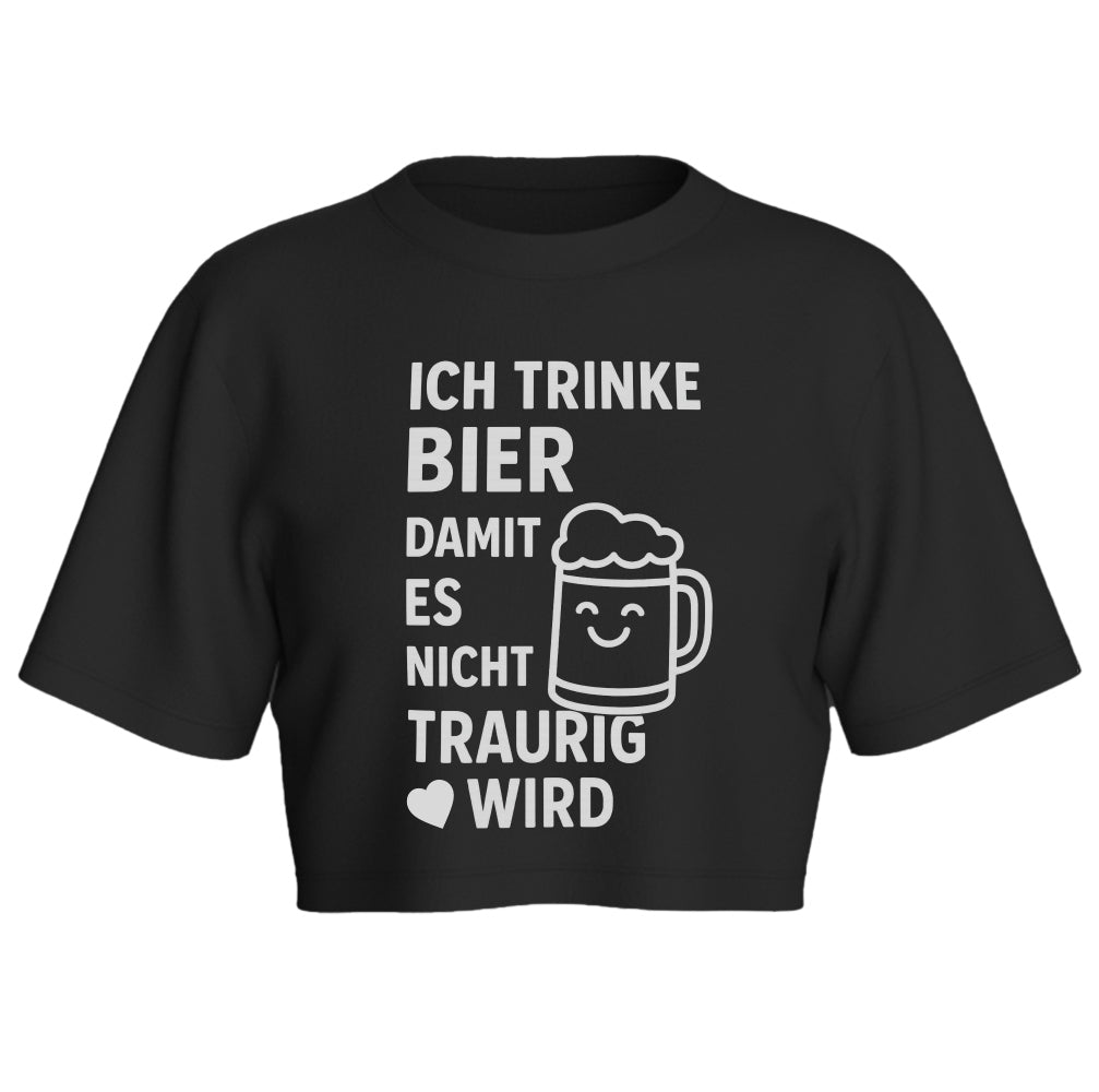 FRÖHLICHES BIER - Oversize Crop-Top
