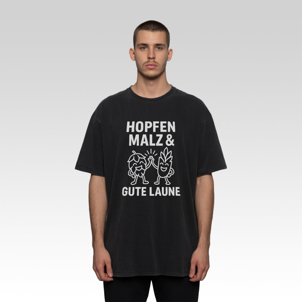 Gute Laune - Oversize T-Shirt