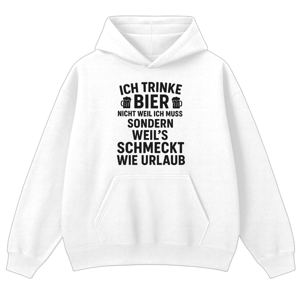 Schmeckt wie Urlaub - Oversize Hoodie
