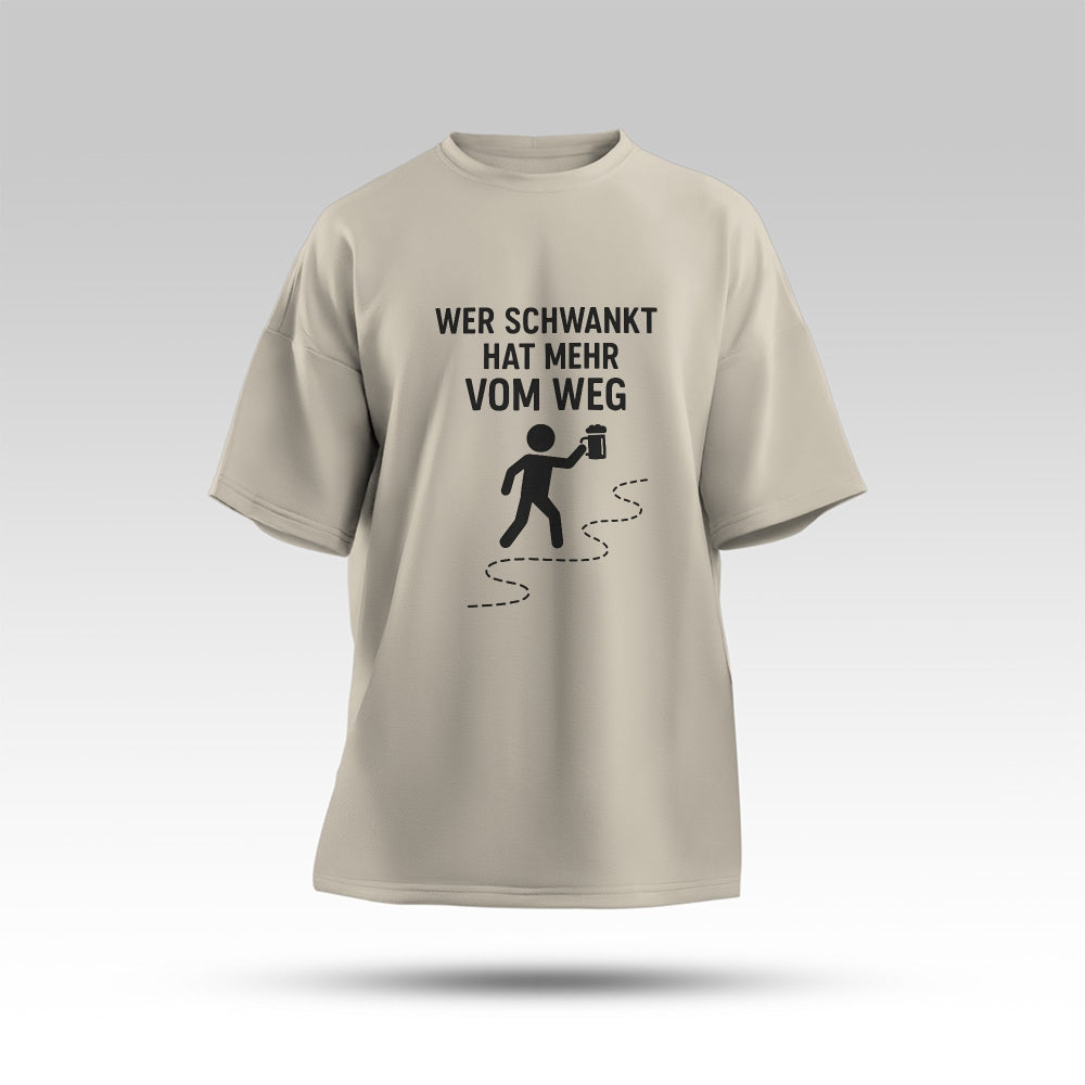 DER RÜCKWEG - Oversize T-Shirt